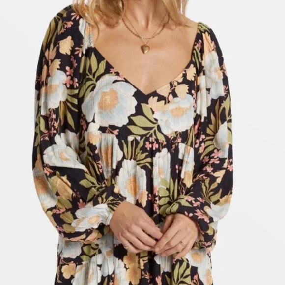 Billabong Lost Days Moon Dress NWT! - Picture 3 of 3
